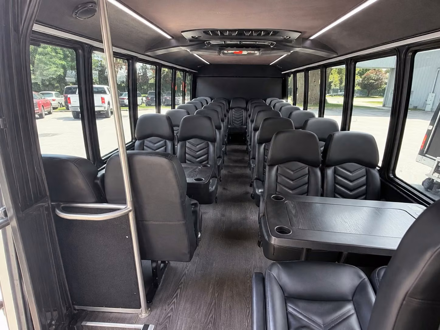 20 passenger minibus interior