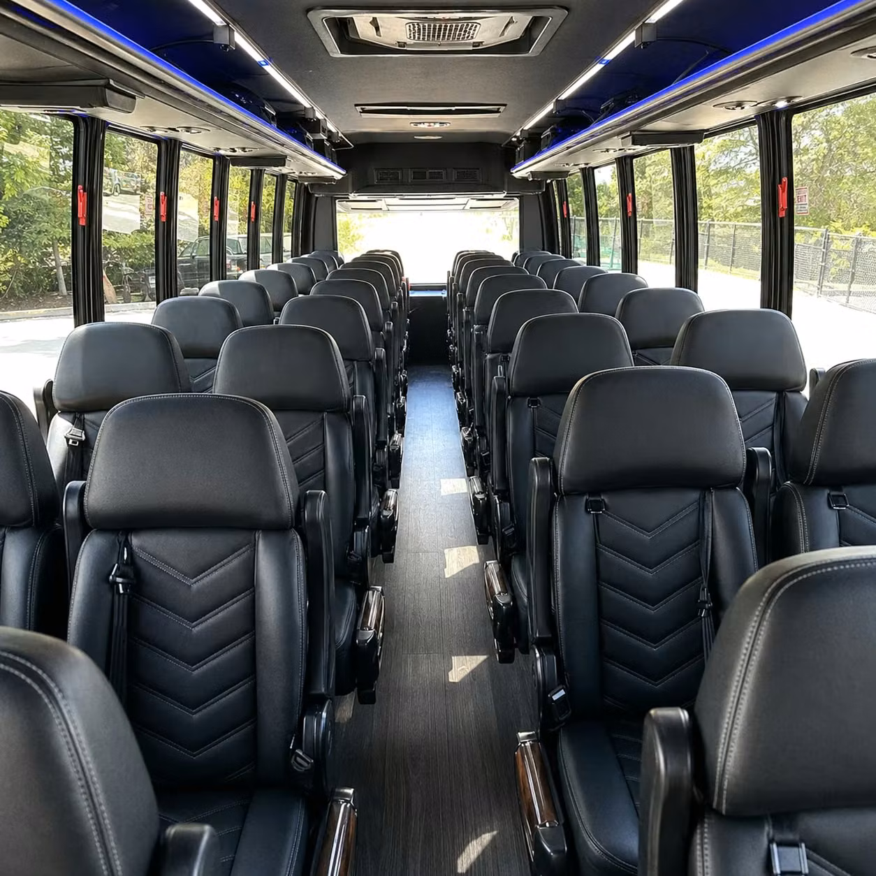 25 passenger minibus inside