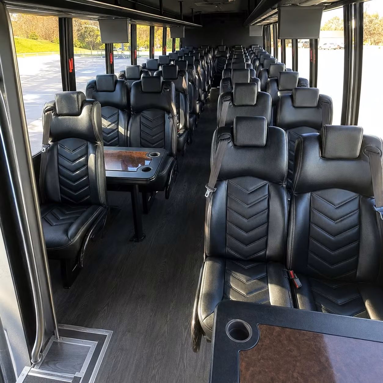 25 passenger minibus interior