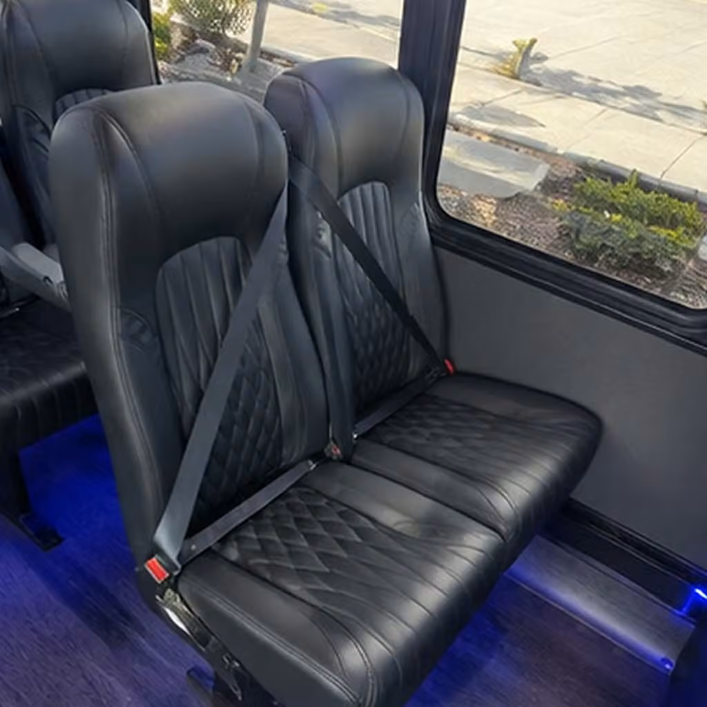 28 passenger minibus inside