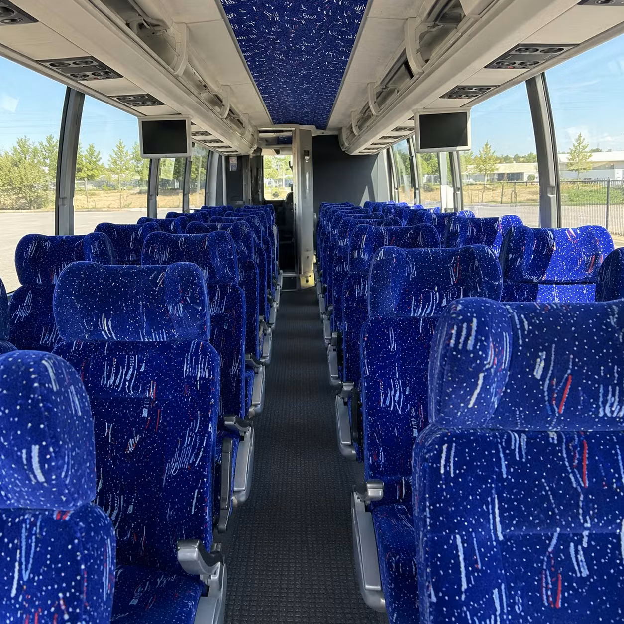 bloomington charter bus interior gallery