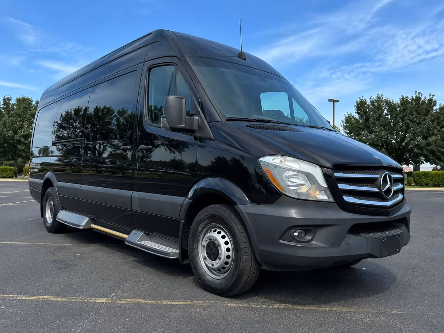bloomington sprinter van rental with driver