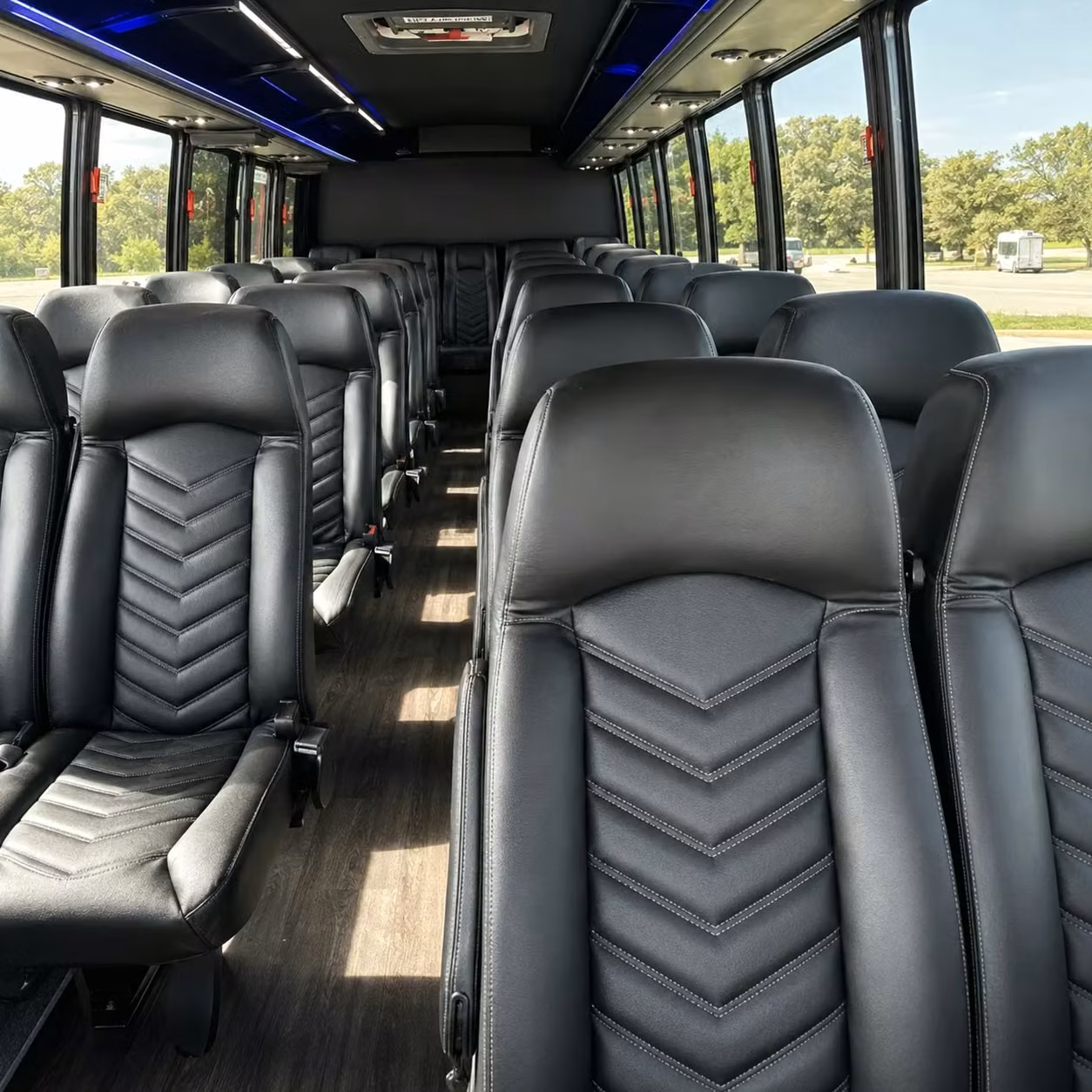 sports team sporting event bus rentals in bloomington