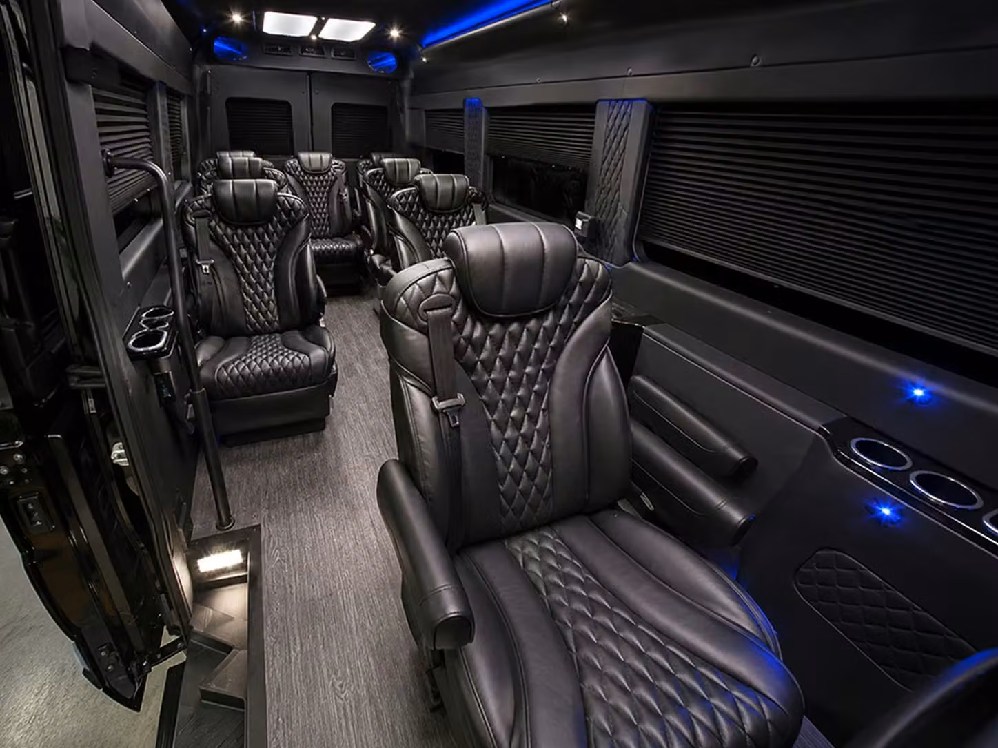 sprinter van with driver inside